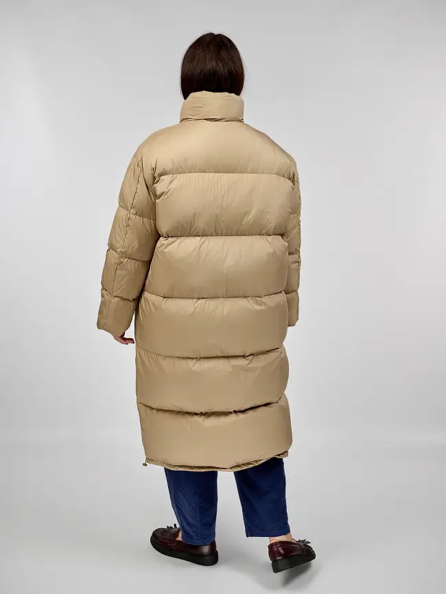 Пуховое пальто 9066 Размер 54-58 фото 28