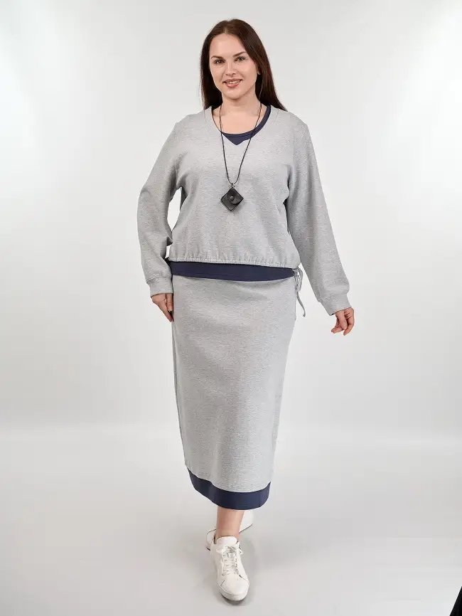 Костюм тройка 0093 Размеры 54-58 фото 1