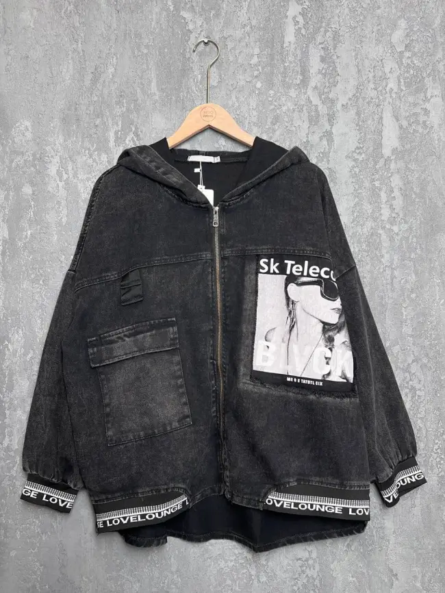 Куртка джинсовая 018 Размеры 48-58 фото 6