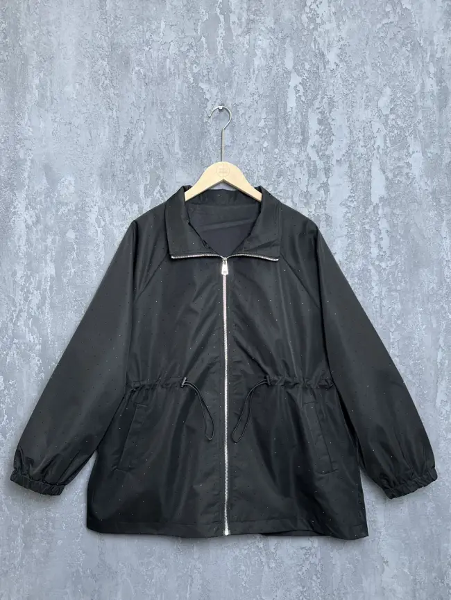 Ветровка со стразами 1635 Размер 50-54 фото 1