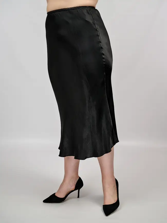 Юбка атлас 9298-1 Размер 48-56 фото 15