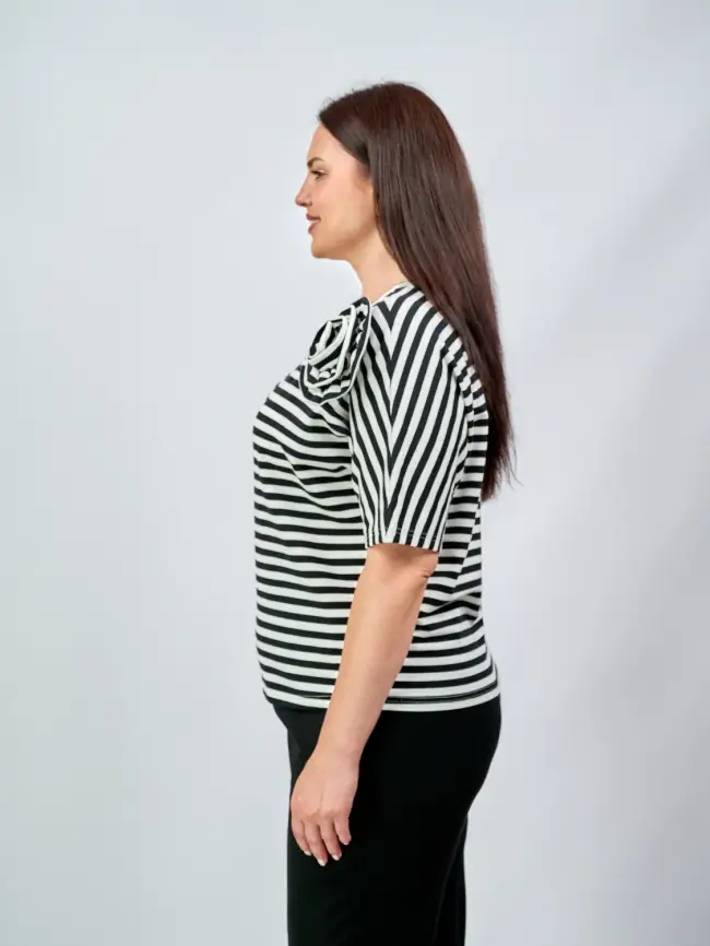 Футболка полоска ЭттоПлюс 33415 фото 43