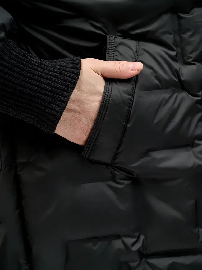 Пальто с вязаным капюшоном №2 8893 фото 31