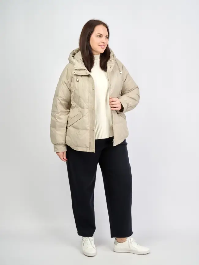 Пуховая куртка ЭттоПлюс 2553 Размер 48-52 фото 37