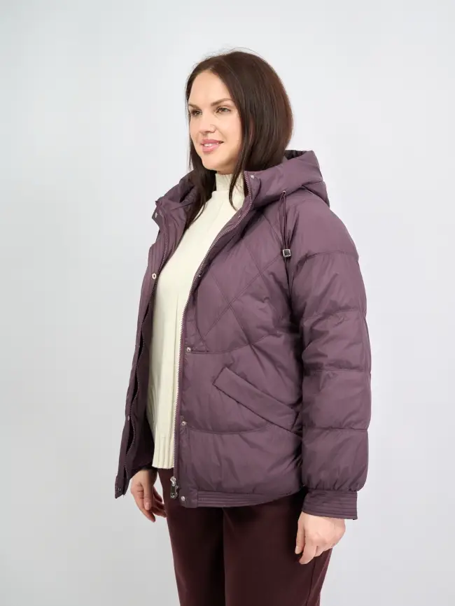 Пуховая куртка ЭттоПлюс 2553 Размер 48-52 фото 20
