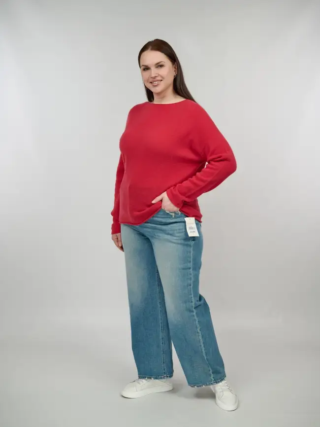 Джемпер шерсть,кашемир 25681 Размер 48-56 фото 14