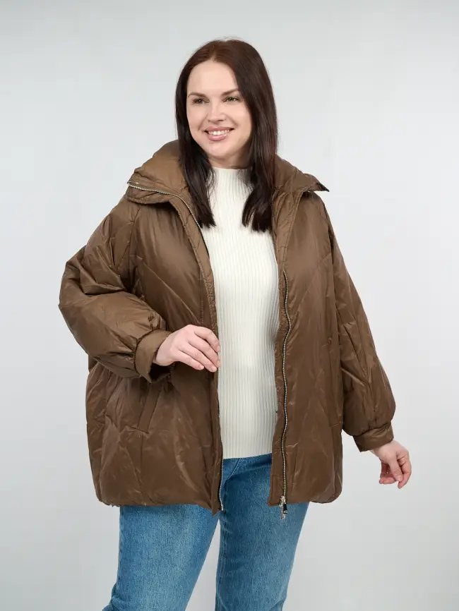 Куртка пух 1401 Размер 50-56 фото 1