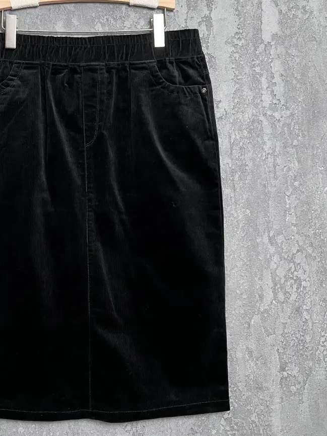 Юбка вельвет 33413 ЭттоПлюс Размеры 50-58 фото 14