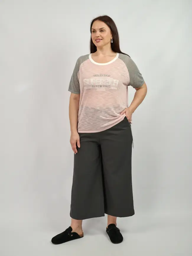 Джемпер короткий рукав 23056 размер 50- 58 фото 5