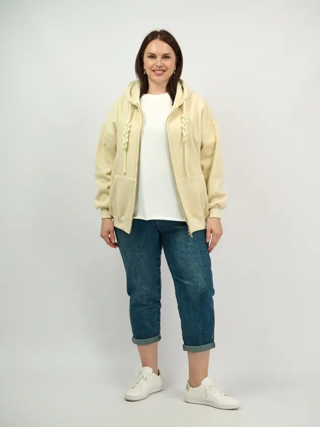 Худи зип утепленное оверсайз размер 50-58 506 фото 53