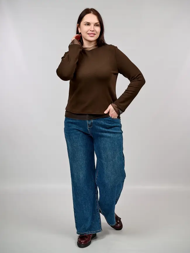 Лонгслив 25253 Размер 50-54 фото 21