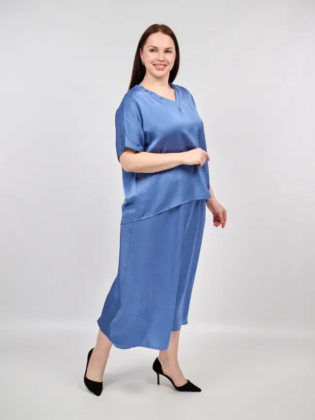 Юбка ЭттоПлюс 1001-1 Размеры 52-58 фото 13