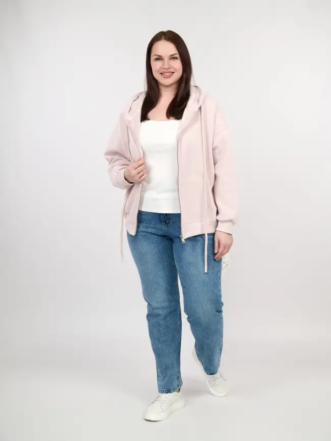 Худи зип оверсайз 505 Размер 50-58 фото 45