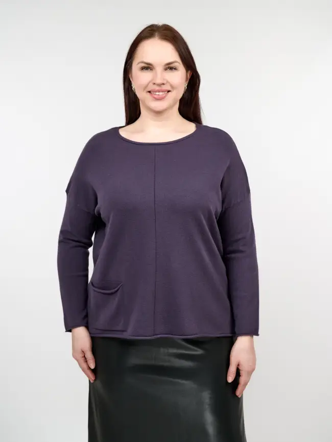 Джемпер ЭттоПлюс 1235 Размер 48-56 фото 2