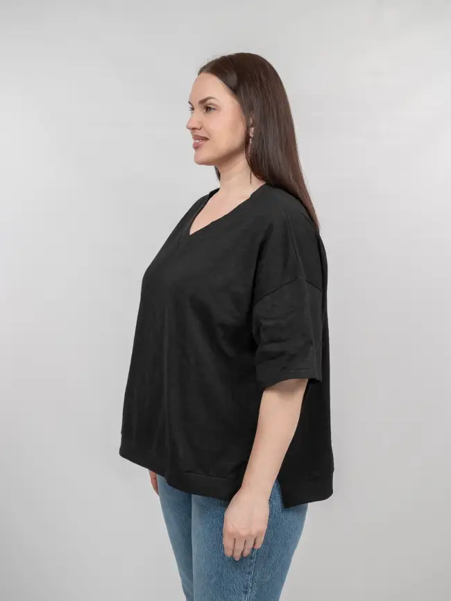 Футболка 039 (черный, 2) Уценка фото 9