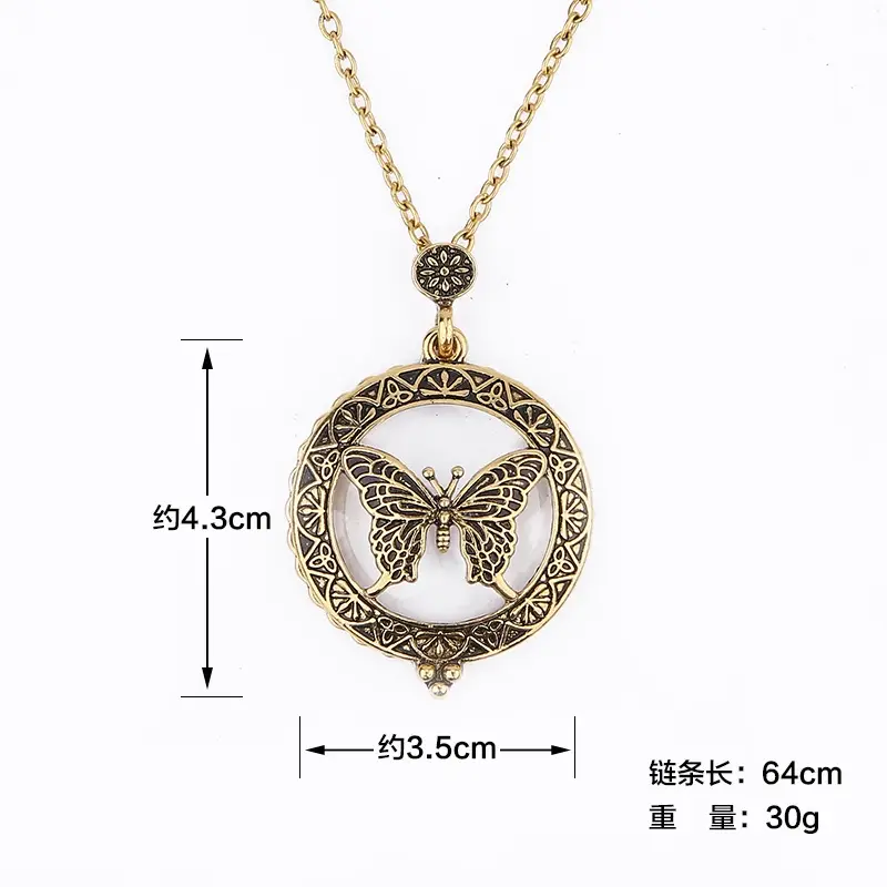 Колье с лупой Б0260 фото 3