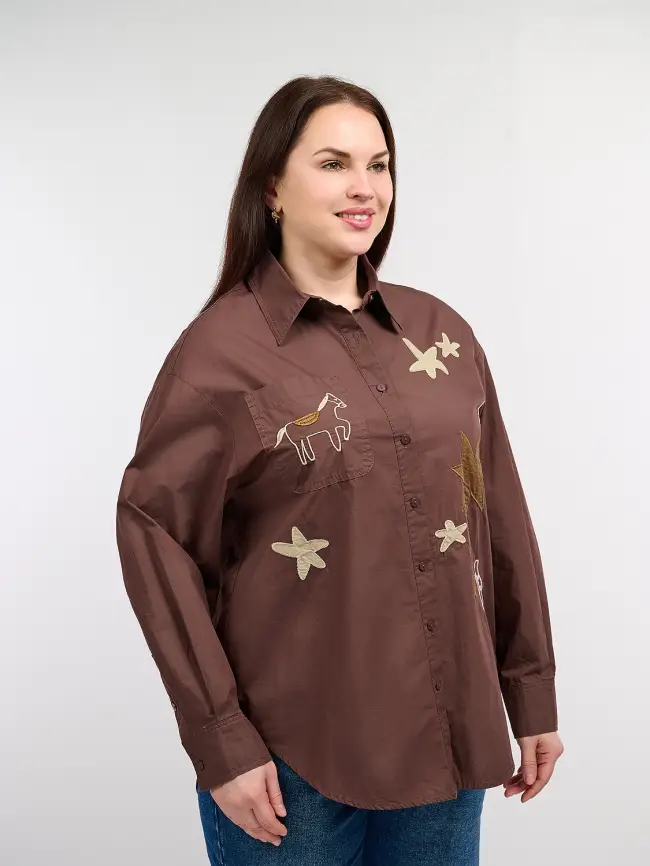 Рубашка 9115 Размер 48-56 фото 19