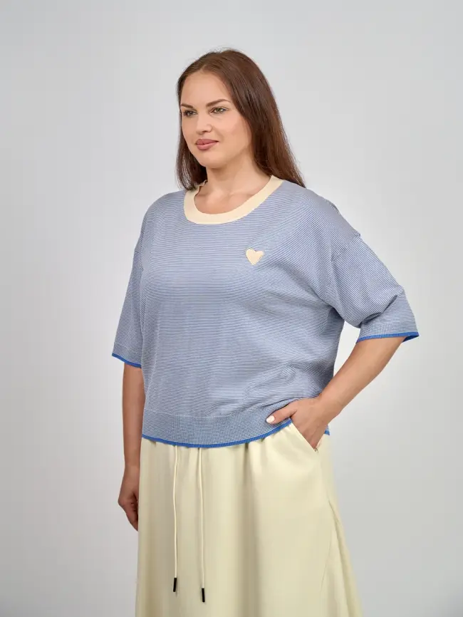 Джемпер облегченный ЭттоПлюс 25415 фото 28