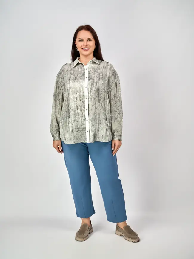 Брюки 33494 ЭттоПлюс размеры 52- 58 фото 109