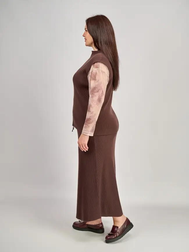 Юбка лапша Этто Плюс 493. фото 80