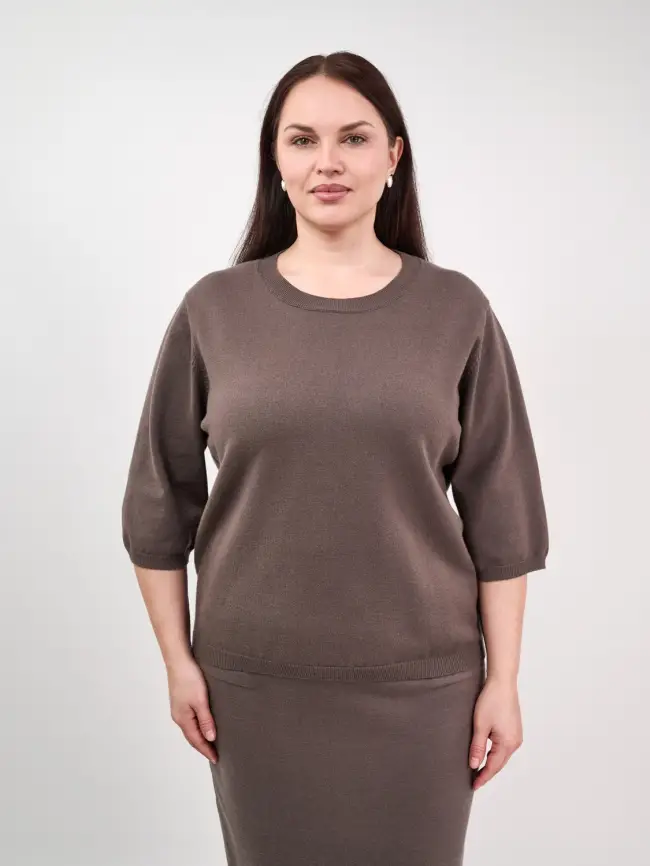 Джемпер 25412 ЭттоПлюс Размер 50-58 фото 2