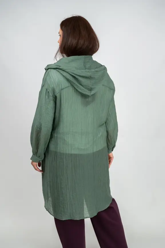 Пыльник рубашка удлиненный 9087 Размер 50-58 фото 27