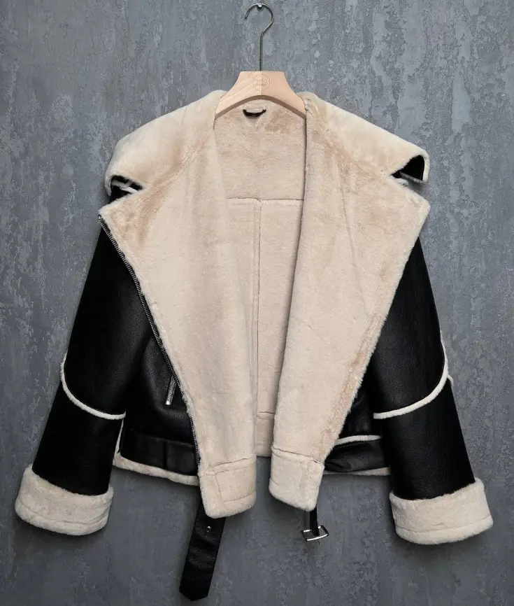 Дубленка авиатор 12105 Размер 46-52 фото 23