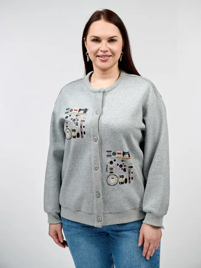 Кардиган 9129-1 Размер 50-58 фото 19