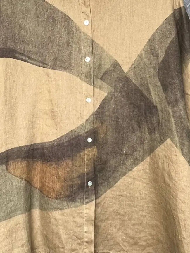 Льняная рубашка 8341 фото 19