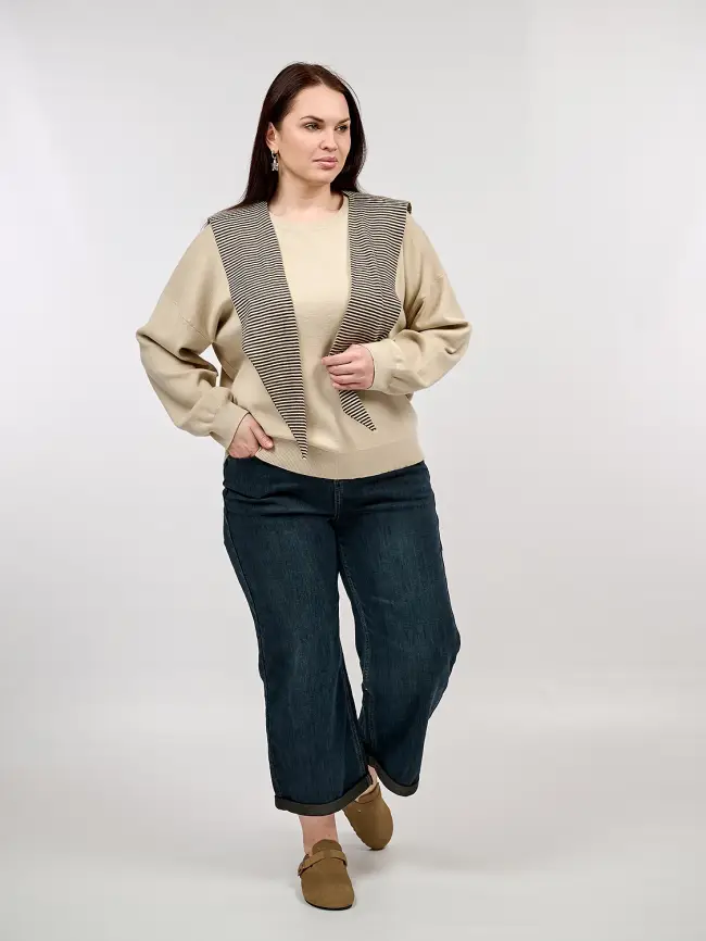 Джемпер 9191 Размер 50-58 фото 18