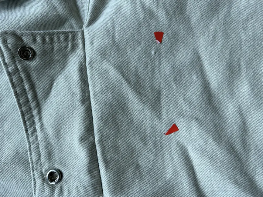 Куртка джинсовая(светло-серый)88203 Уценка фото 3