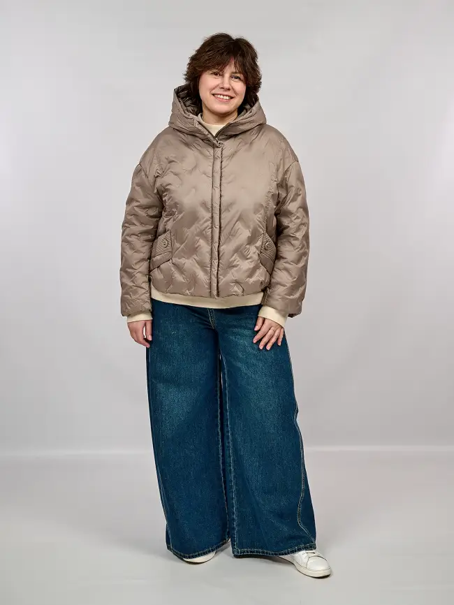 Джинсы палаццо 38785 Размеры 50-54 фото 3