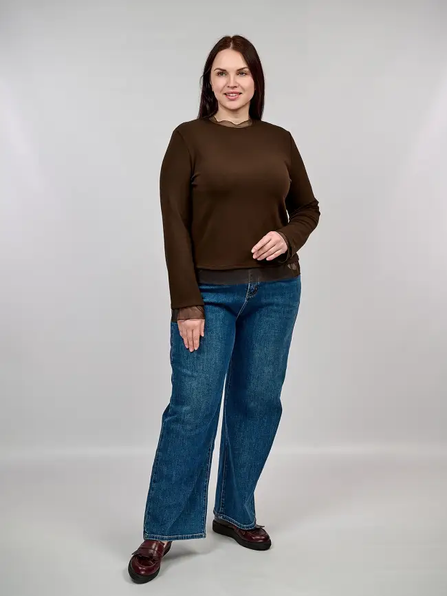 Лонгслив 25253 Размер 50-54 фото 20