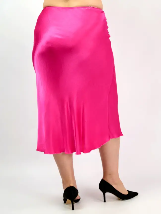 Юбка атлас 9298-1 Размер 48-56 фото 43