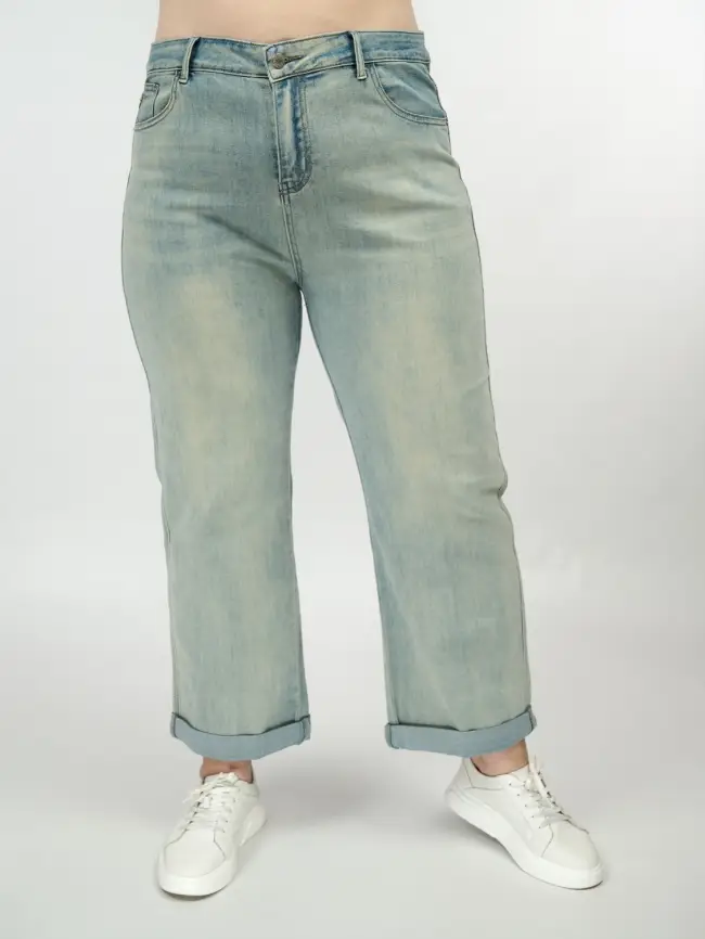 Джинсы с отворотом 36581 фото 4