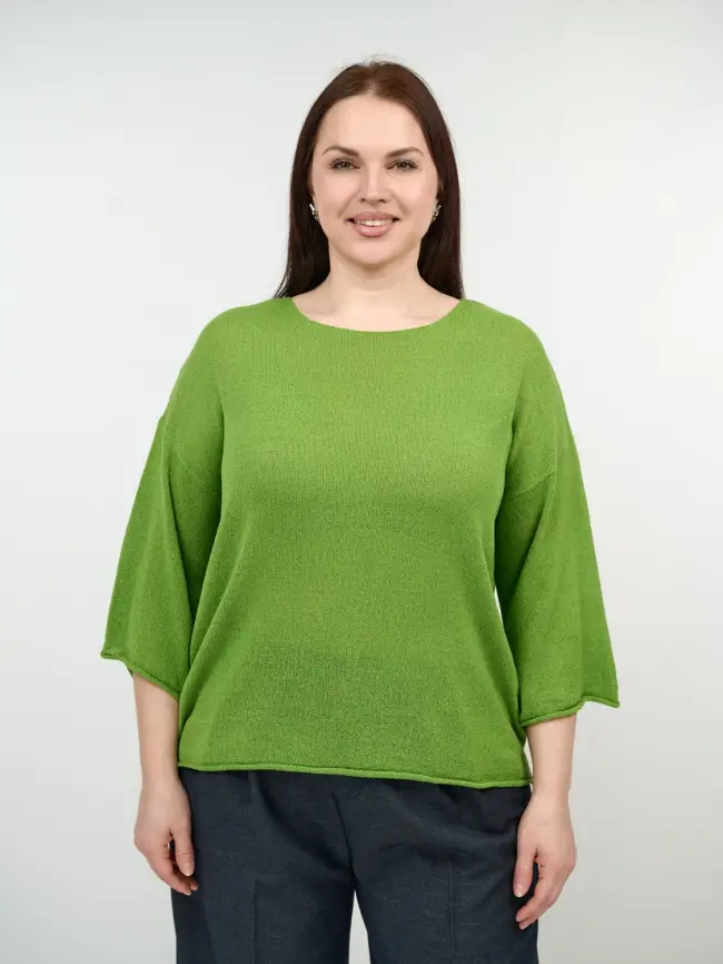 Джемпер облегченный ЭттоПлюс 25107-1 Размер 50-58 фото 1