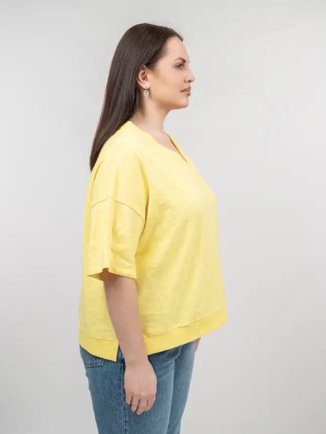 Футболка 039 (желтый, 2) Уценка фото 8