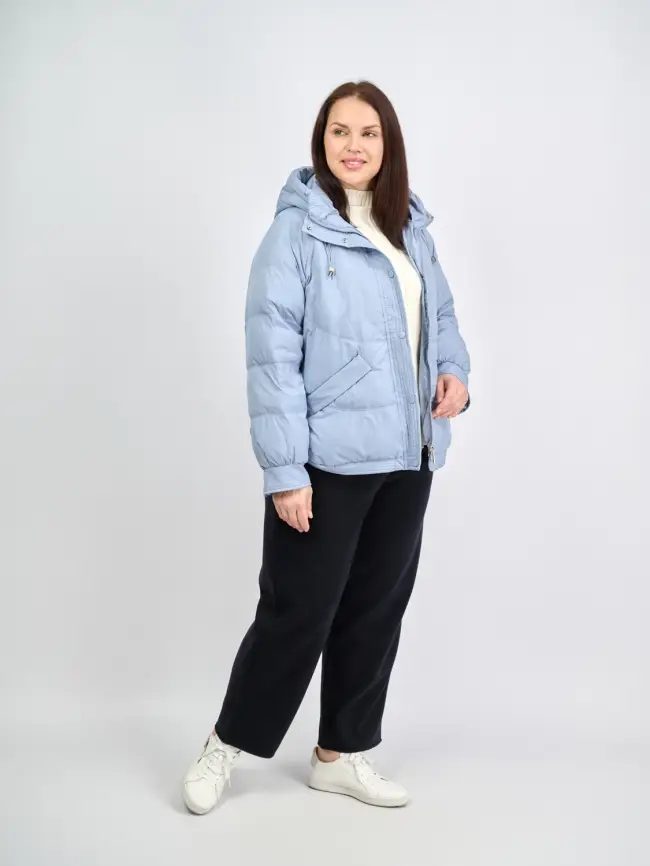 Пуховая куртка ЭттоПлюс 2553 Размер 48-52 фото 121