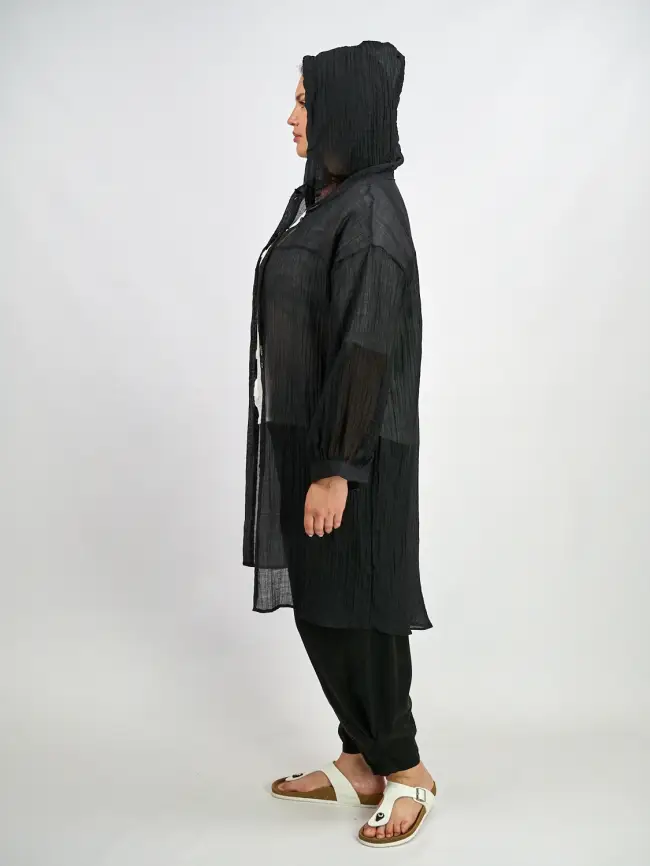 Пыльник рубашка удлиненный 9087 Размер 50-58 фото 17