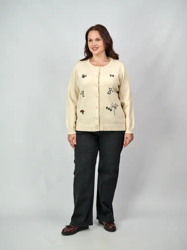 Джемпер 23196 Размер 46-56 фото 44