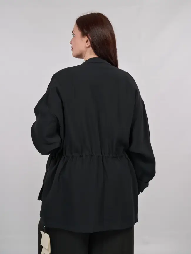 Тренч на молнии свободного кроя 250025 Размер 56-60 фото 3