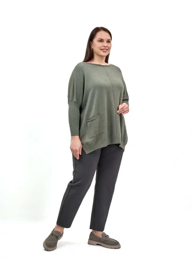 Джемпер 1444 Италия Размер 50-58 фото 144