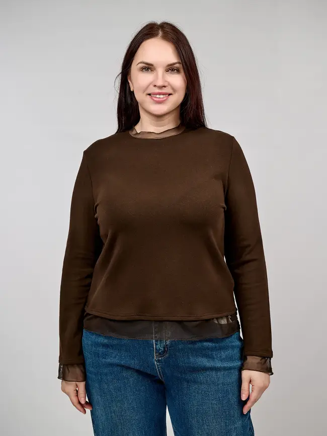 Лонгслив 25253 Размер 50-54 фото 15