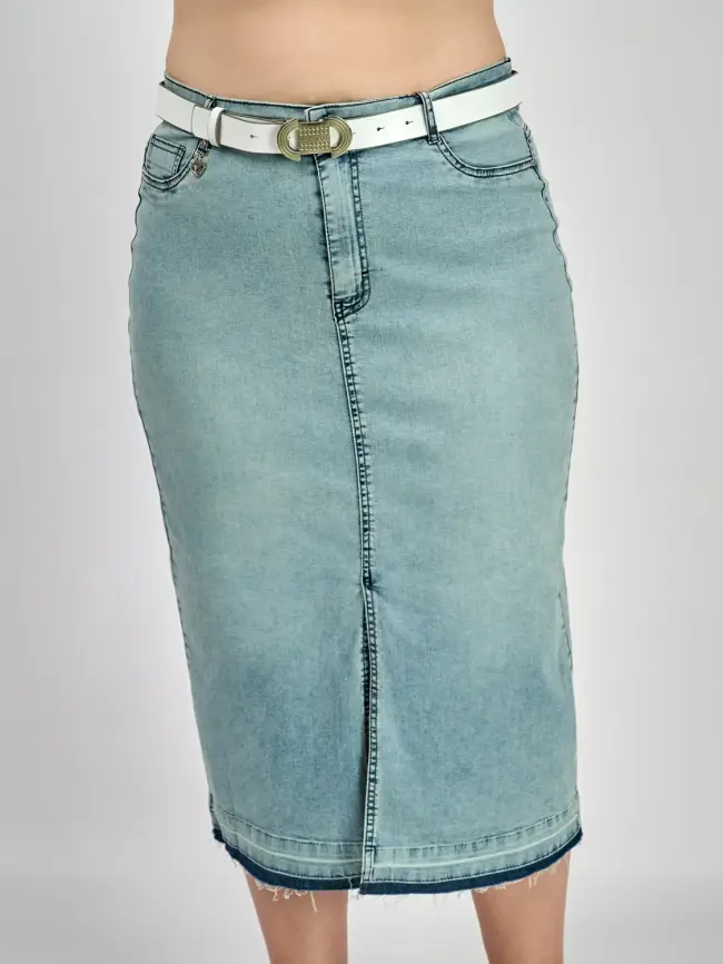 Юбка джинсовая 2338 Турция фото 9