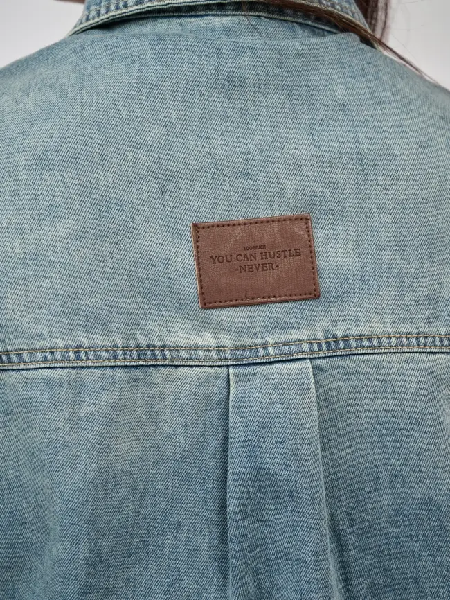 Куртка джинсовая 65227 Размер 48-56 фото 13