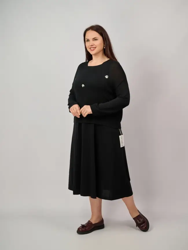 Платье с накидкой 23338 Размер 50-58 фото 7