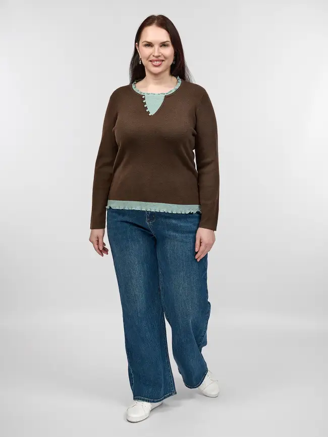 Джемпер 23227 Размер 48- 56 фото 22