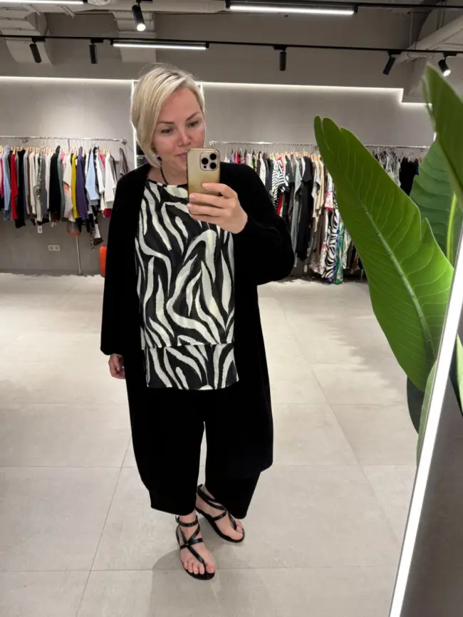 Блуза ЭттоПлюс 30059 Размер 50-58 фото 8