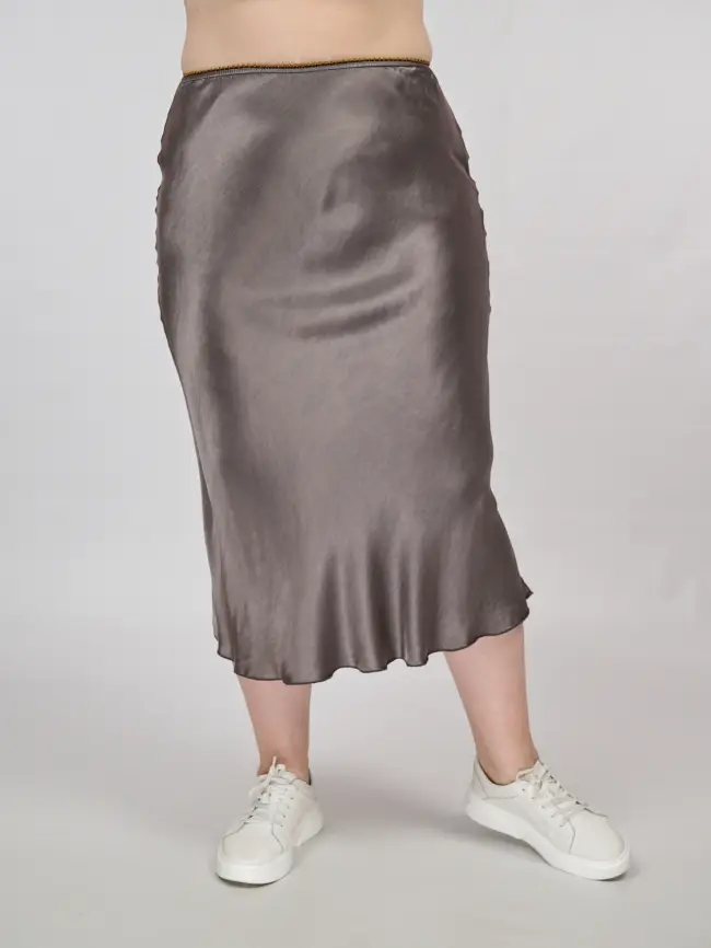 Юбка атлас 9298-1 Размер 48-56 фото 140