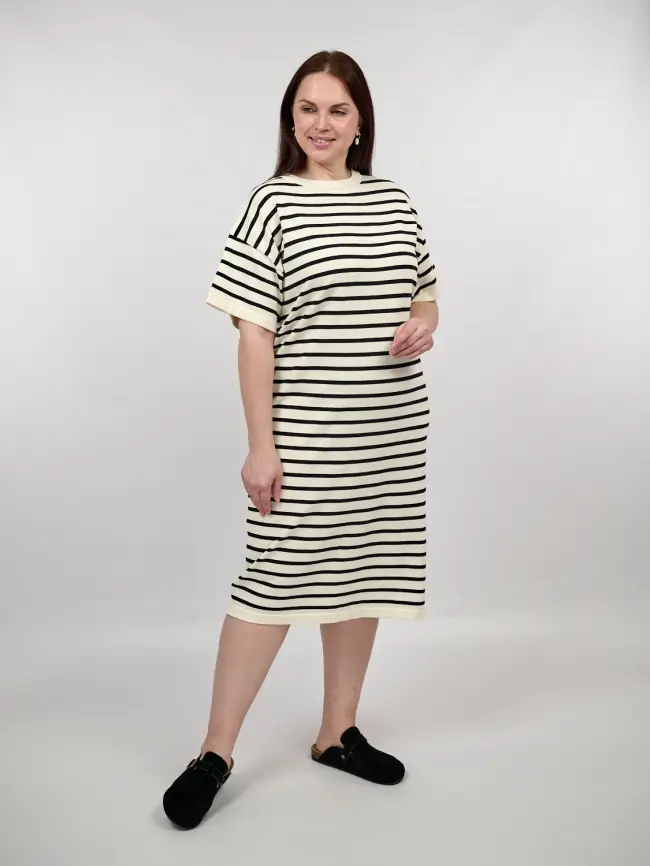 Трикотажное платье 7569 Размер 50-58 фото 18